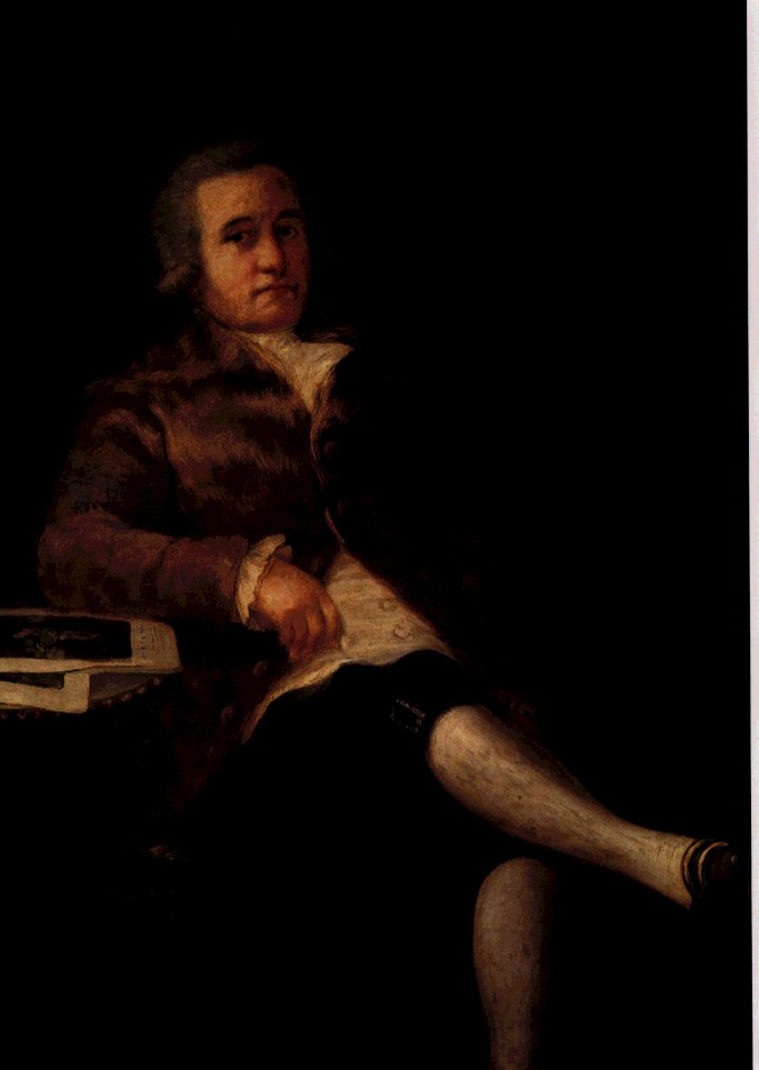 Retrato de Ceán pintado por Goya