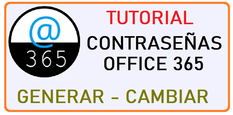 Cambio contraseña office 365